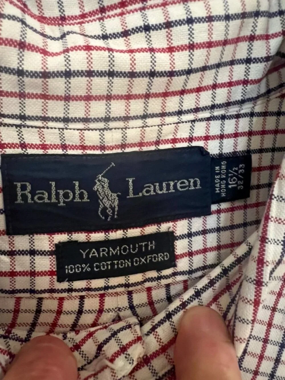 Polo Ralph Lauren plaid addition
